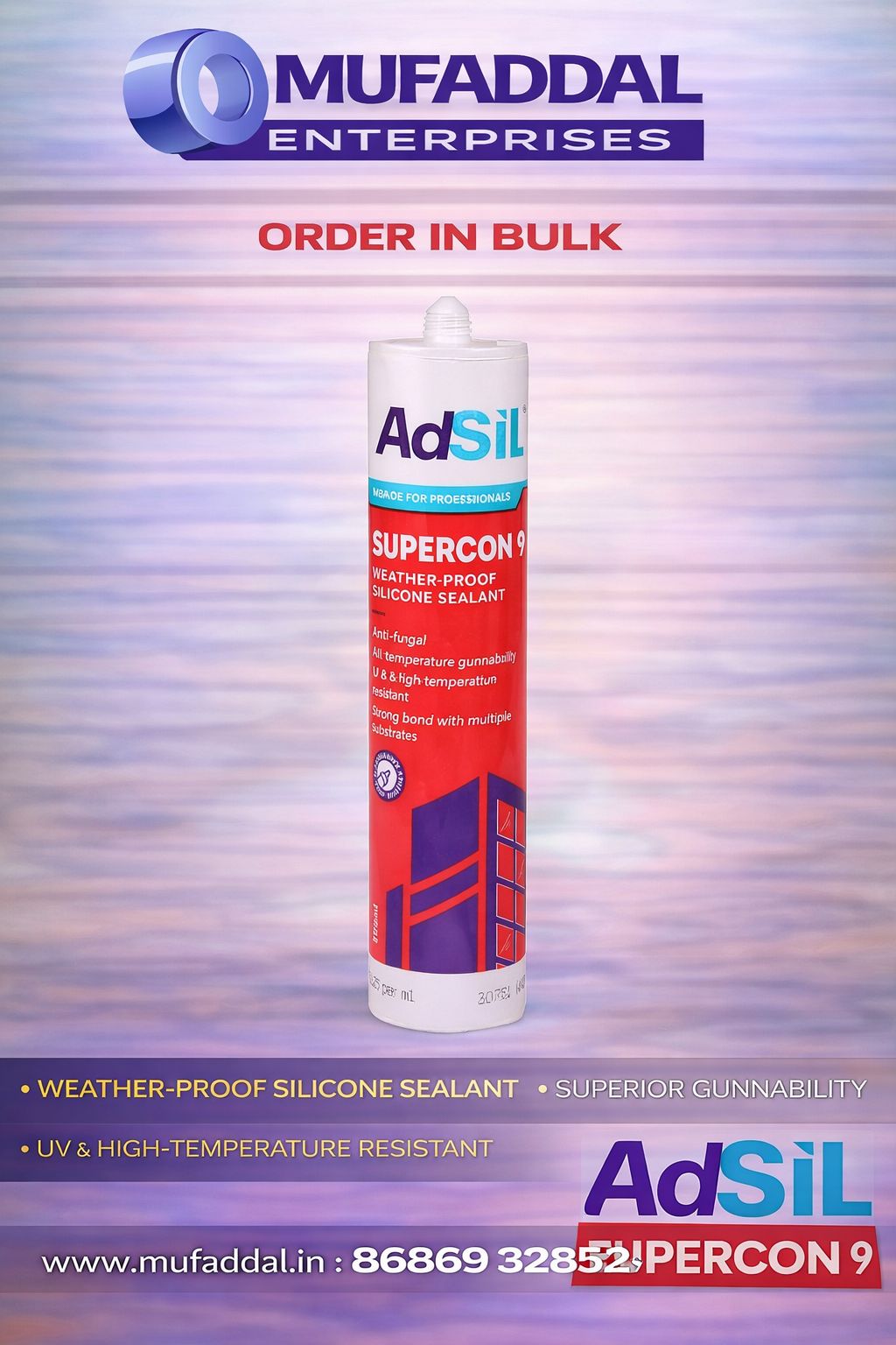 Adsil Silicone Dealers in Hyderabad – Muffadal for Industrial Sealing Needs