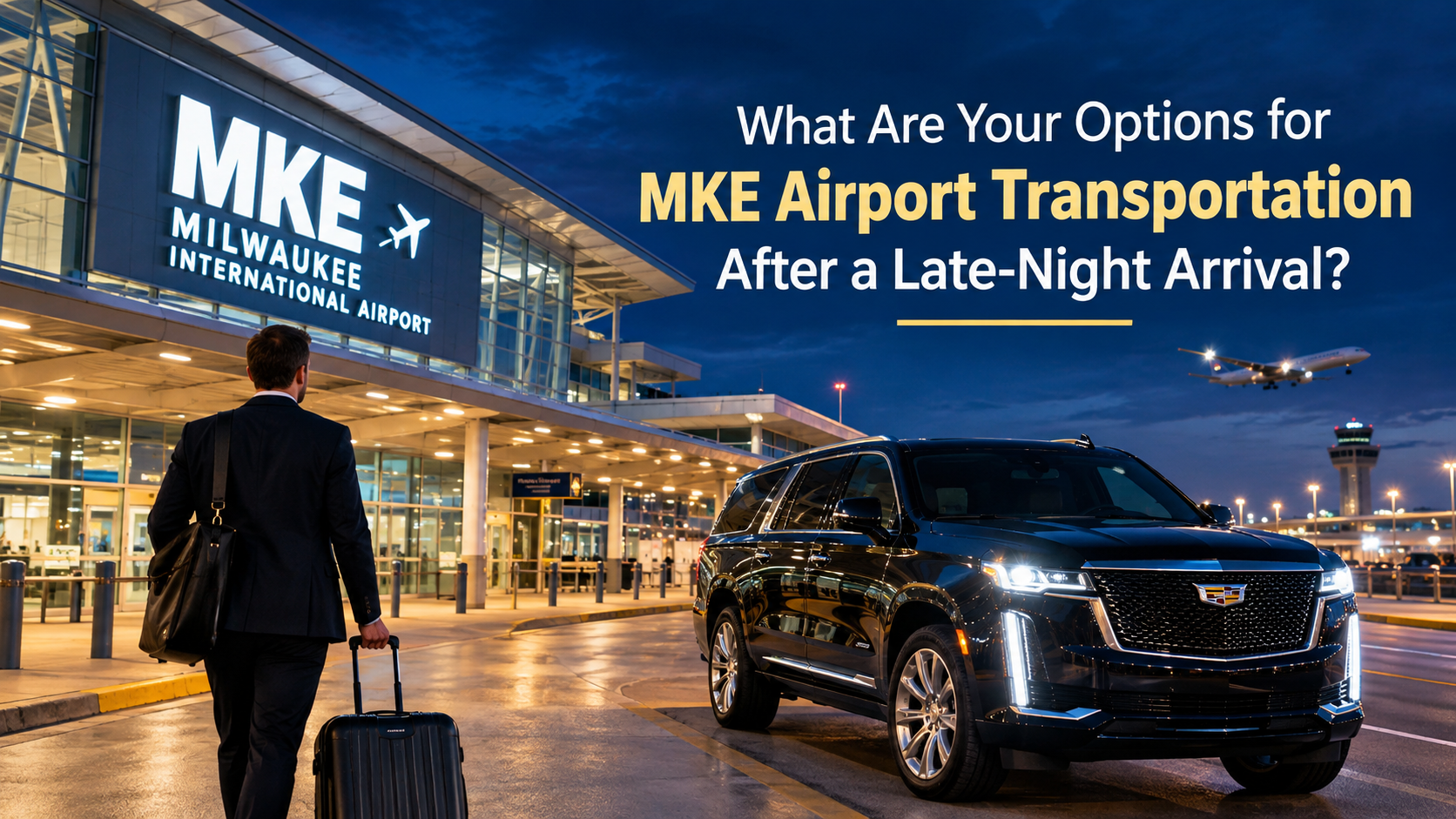 What Are Your Options for MKE Airport Transportation After a Late-Night Arrival?