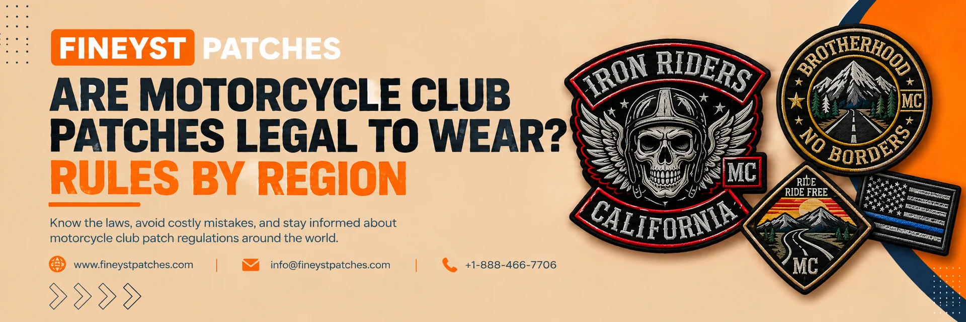Are Motorcycle Club Patches Legal to Wear? Rules by Region